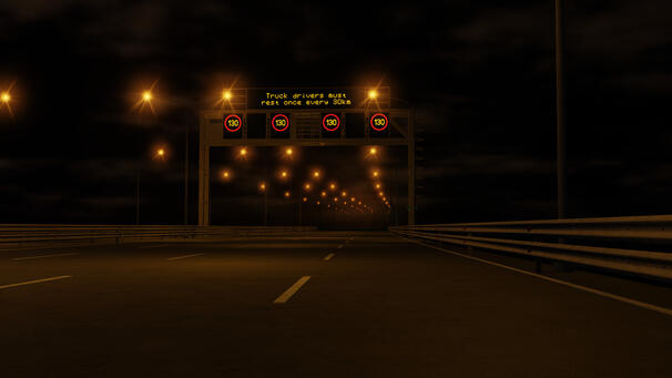 Prototype of procedurally generated road